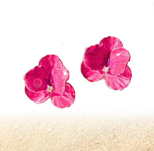 Ibiza flower earrings